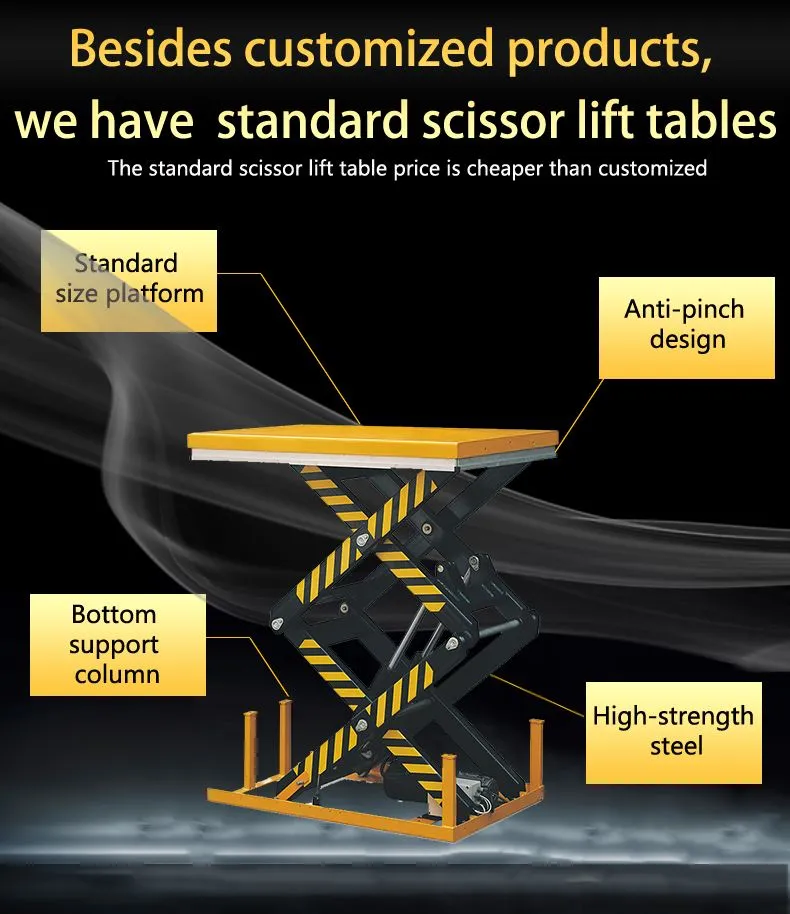 goods lift table