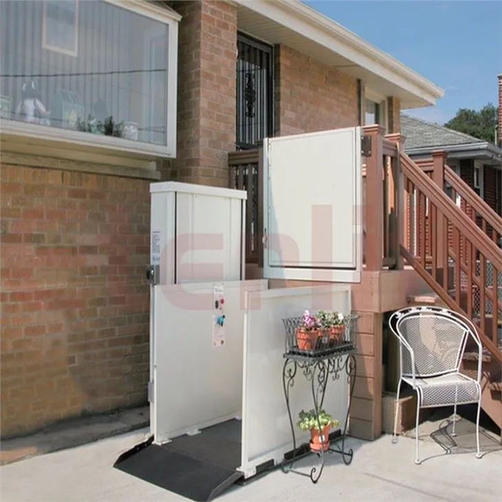 Hüdrauliline vertikaalne ratastooli tõstuk