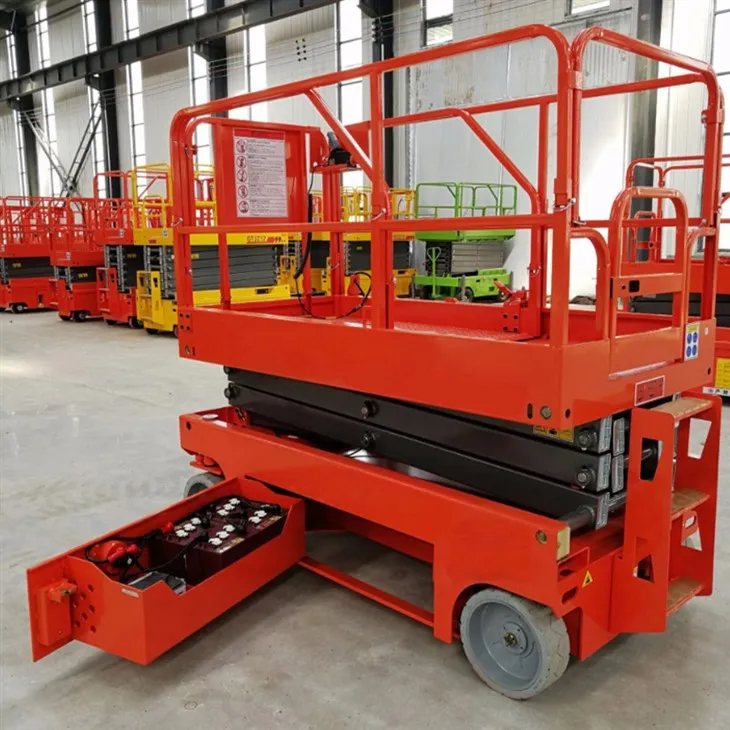 6-meetrised iseliikuvad elektrilised käärtõstukid