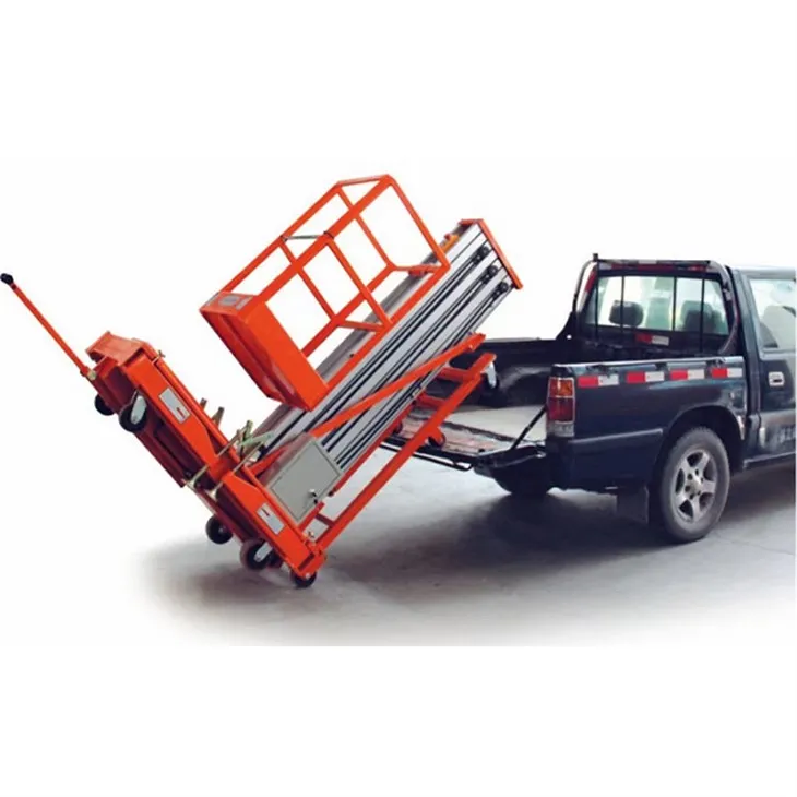 Kohandatud vertikaalne ühe mastiga tõstuk