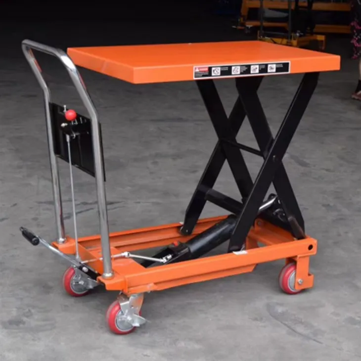 Hüdrauliline käärtõstetav lauakäru