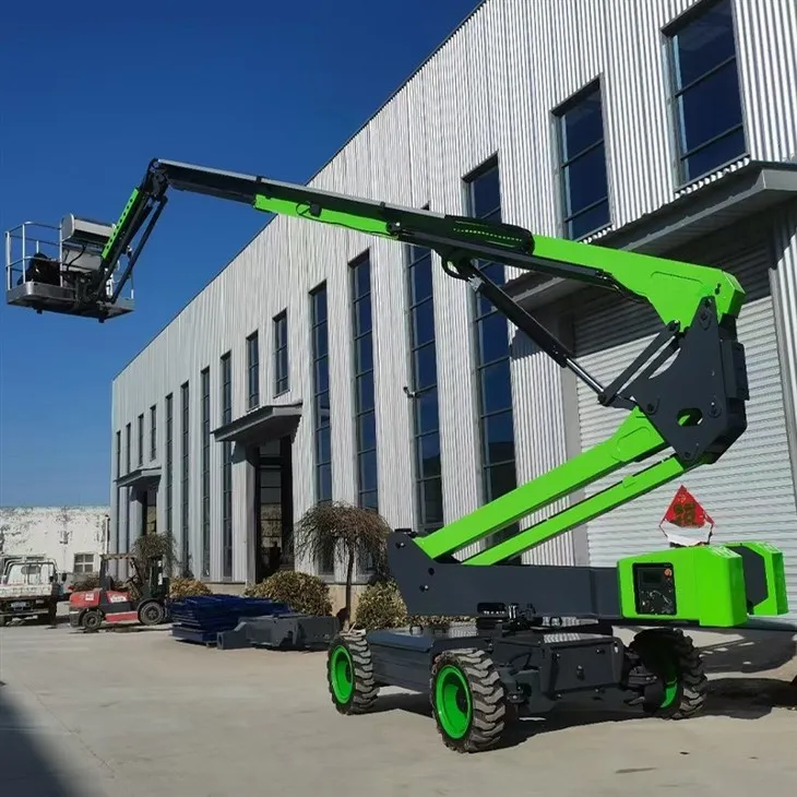 Towable Articulated Boom Lift For Durian Picking